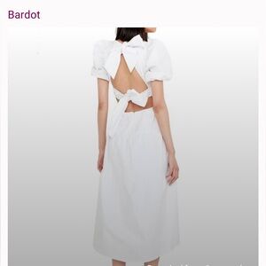 BARDOT White Asymmetric Tiered Sundress - Size (10) Large- NWOT